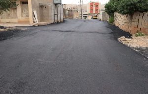 آغاز عملیات آسفالت منطقه چهاربیشه پشت کلانتری / پایان انتظار چندساله ساکنان
