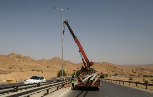 توسط شرکت بهره برداری نفت و گاز مسجدسلیمان انجام شدآغاز عملیات اجرایی پروژه روشنایی محور ورودی–خروجی مسجدسلیمان