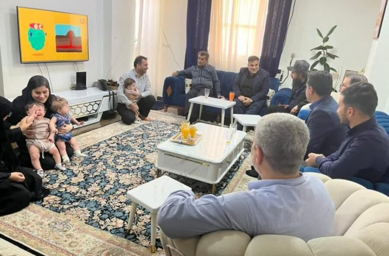 بازدید مدیرکل بهزیستی خوزستان از خانواده‌های چندقلو و دارای فرزندان معلول در مسجدسلیمان