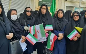 برگزاری اجتماع بزرگ زینبیون در مسجدسلیمان +تصاویر