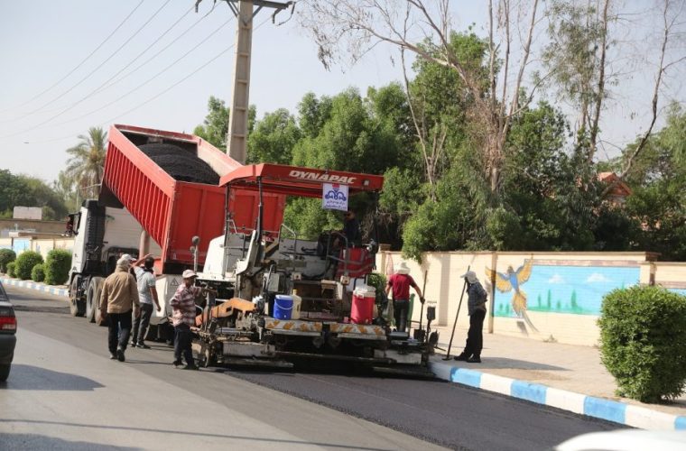 پیشرفت ۵۰ درصدی پروژه بهسازی و آسفالت خیابان شهری در مسجدسلیمان پیشرفت ۵۰ درصدی پروژه بهسازی و آسفالت خیابان شهری در مسجدسلیمان