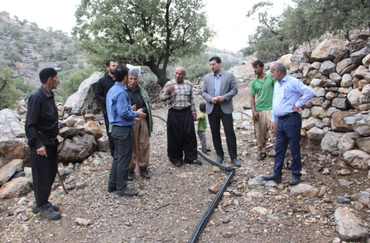 بازدید فرماندار شهرستان لالی از مناطق روستایی و عشایری بخش حتی
