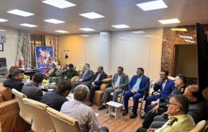 دیدار فرماندار مسجدسلیمان با فرمانده انتظامی شهرستان