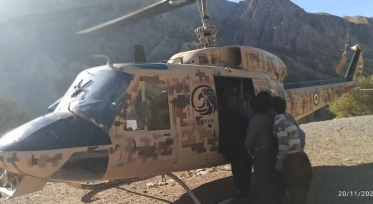 عملیات موفق اورژانس هوایی مسجدسلیمان برای نجات مصدوم سقوط از ارتفاع در ارتفاعات اندیکا عملیات موفق اورژانس هوایی مسجدسلیمان برای نجات مصدوم سقوط از ارتفاع در ارتفاعات اندیکا