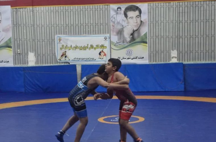 برگزاری مسابقات کشتی دانش آموزی بین مدارس شهرستان لالی برای اولین بار + تصاویر